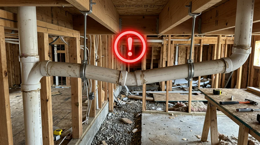 Préparation d'un tube PVC avant collage.