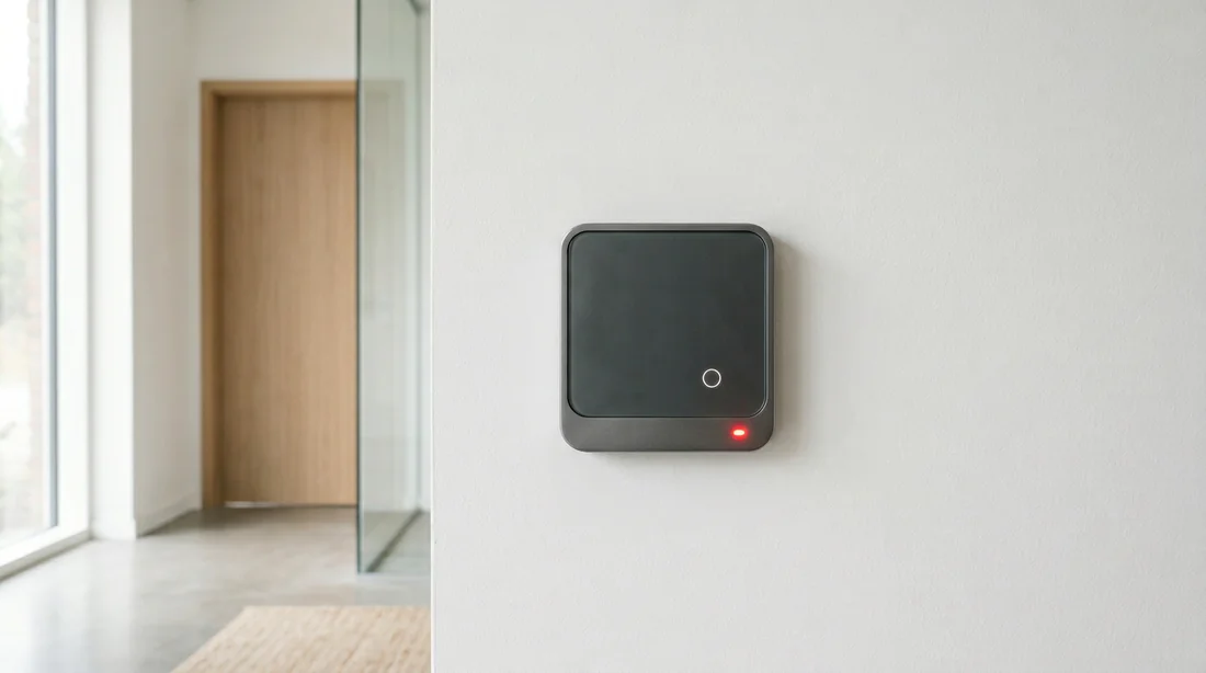 Schéma technique de conversion d'une alarme en système autonome.