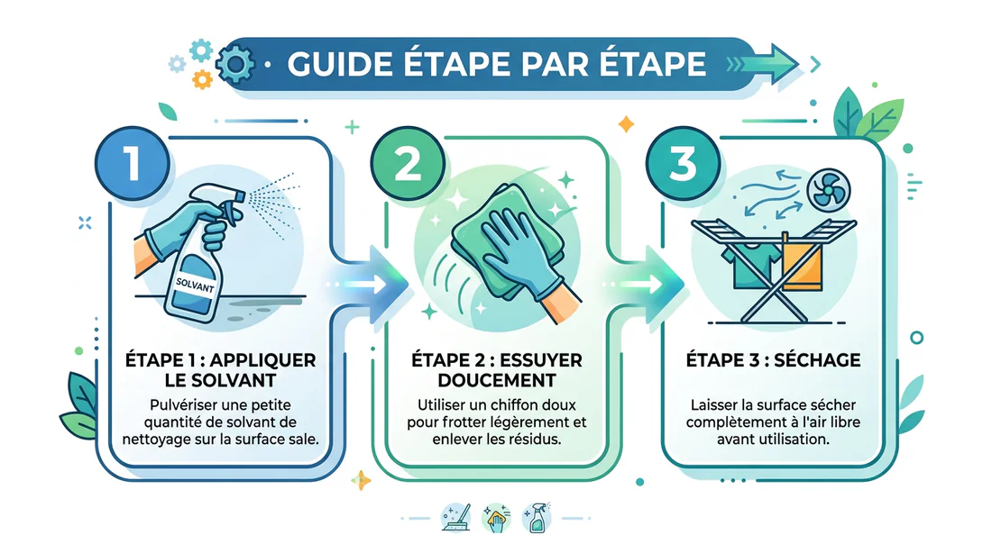 Étapes pour retirer les résidus de colle sans rayer l'alu