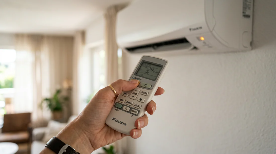 Utilisation de la télécommande Daikin pour annuler le voyant rouge