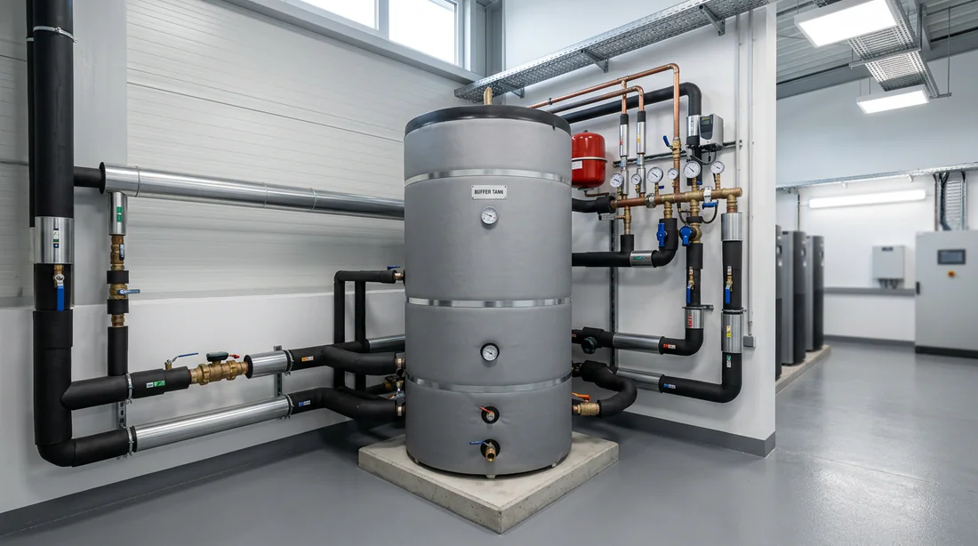Ballon tampon hydro-accumulateur pour stockage de l'eau chaude sanitaire et chauffage